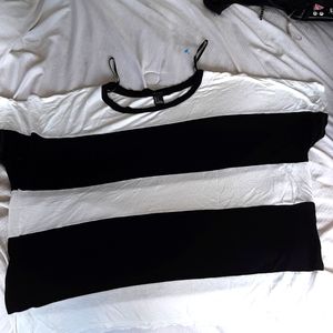 Striped oversized Forever 21 top